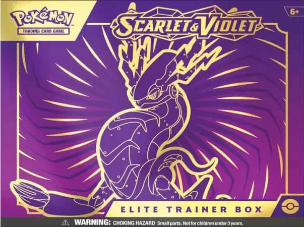 Scarlet & Violet Miraidon Elite Trainer PURPLE Box (Pokemon) Pokemon Sealed Product