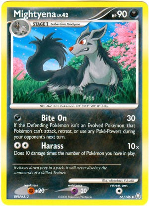 Pokemon Legends Awakened Uncommon Card - Mightyena 66/146