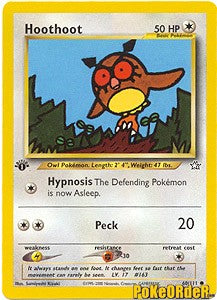 Pokemon Neo Genesis - Hoothoot