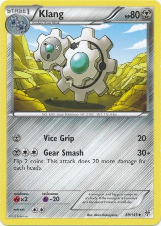 Klang 89/135 - Pokemon Plasma Storm Uncommon Card