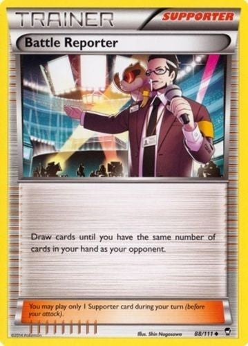 Battle Reporter 88/111 - Pokemon XY Furious Fists Card