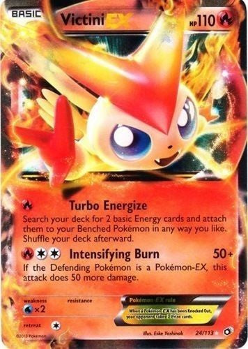 Victini EX 24/113 - Pokemon Legendary Treasures Ultra Rare Card