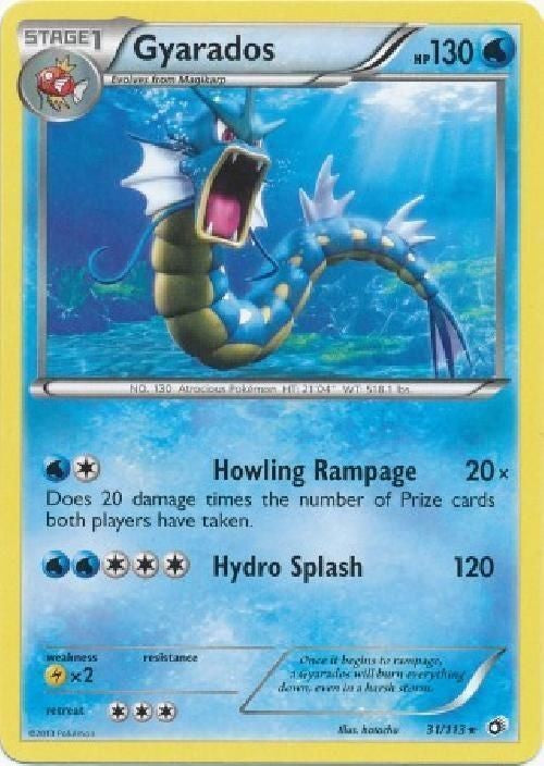 Gyarados 31/113 - Pokemon Legendary Treasures Rare Card