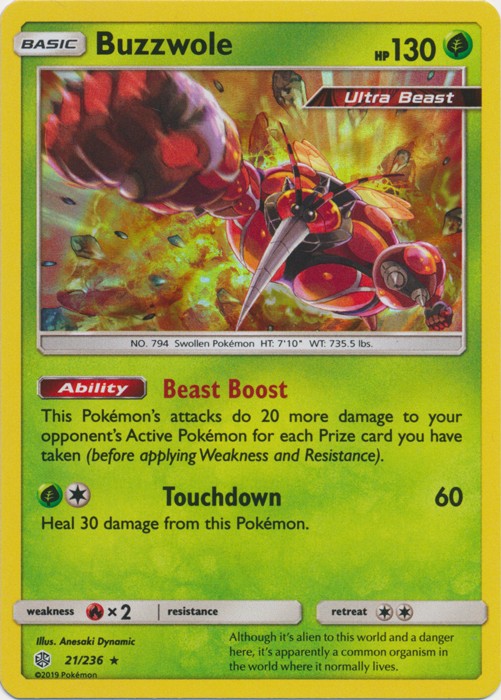 Buzzwole - 21/236 Cosmic Eclipse