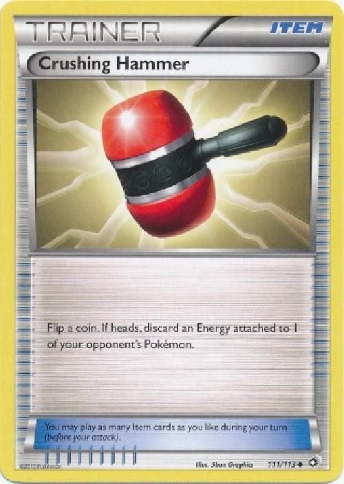 Crushing Hammer 111/113 - Pokemon Legendary Treasures Uncommon Card