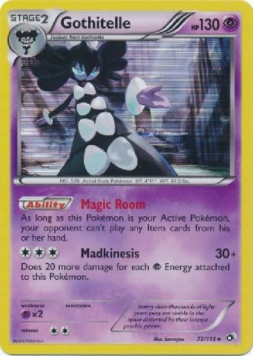 Gothitelle 72/113 - Pokemon Legendary Treasures Holo Rare Card