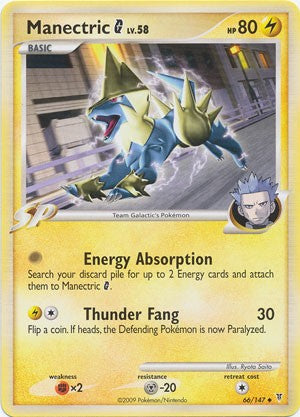 Pokemon Supreme Victors Uncommon Card - Manectric G 66/147