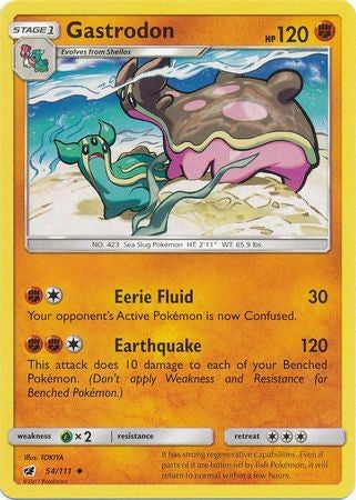 Gastrodon 54/111 Uncommon - Pokemon Crimson Invasion Card