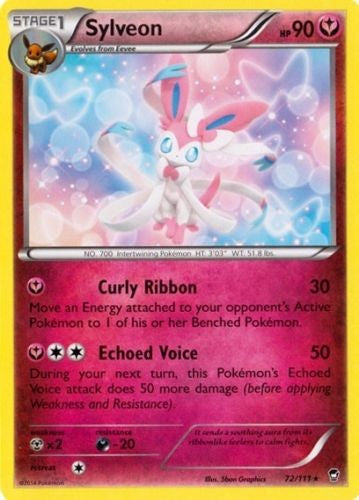 Sylveon 72/111 - Pokemon XY Furious Fists Card