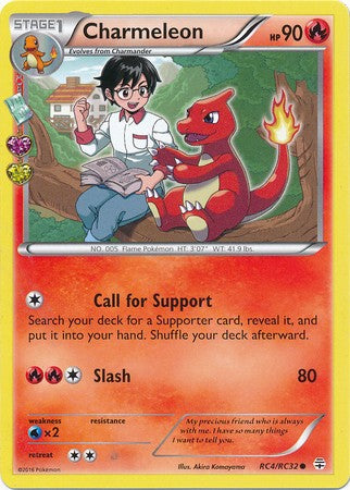 Charmeleon RC4/RC32 Common - Pokemon Generations Card