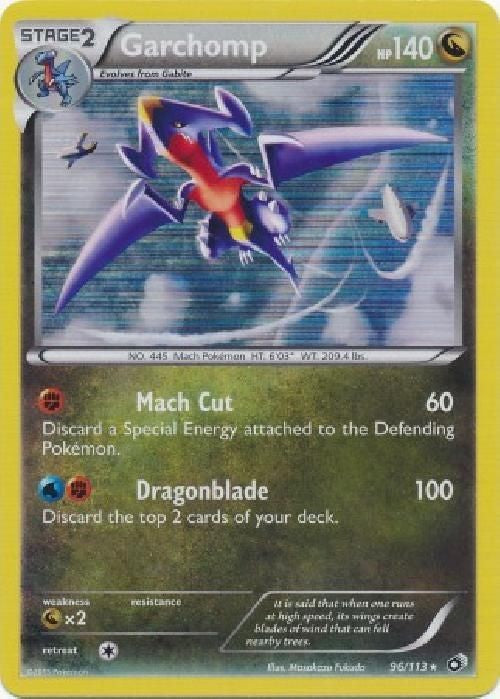 Garchomp 96/113 - Pokemon Legendary Treasures Holo Rare Card