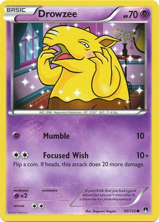 Drowzee 50/122 Common - Pokemon XY Breakpoint Card