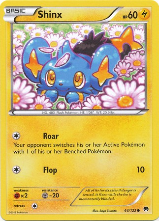 Shinx 44/122 Common - Pokemon XY Breakpoint Card